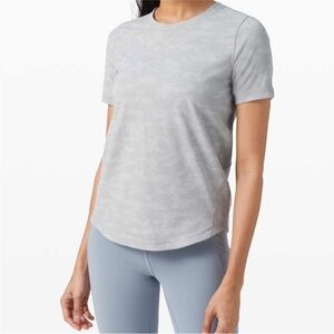 lululemon incognito camo long distance short sleeve